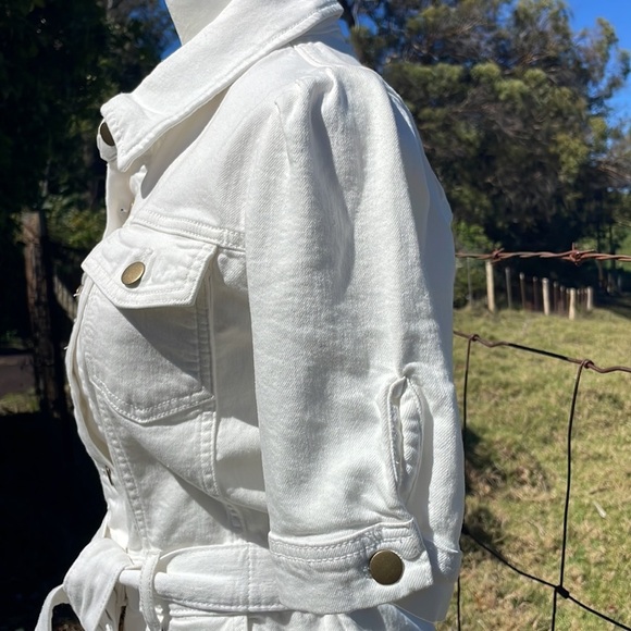 AVEC LES Filles Jumpsuit Ecru Plain Romper S - Picture 7 of 9